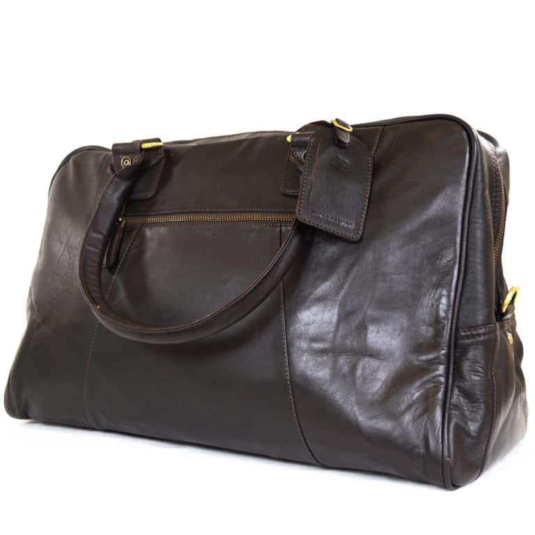 snugrugs Leather Holdall – Brown