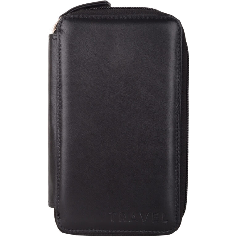 snugrugs Leather RFID Travel Document Holder