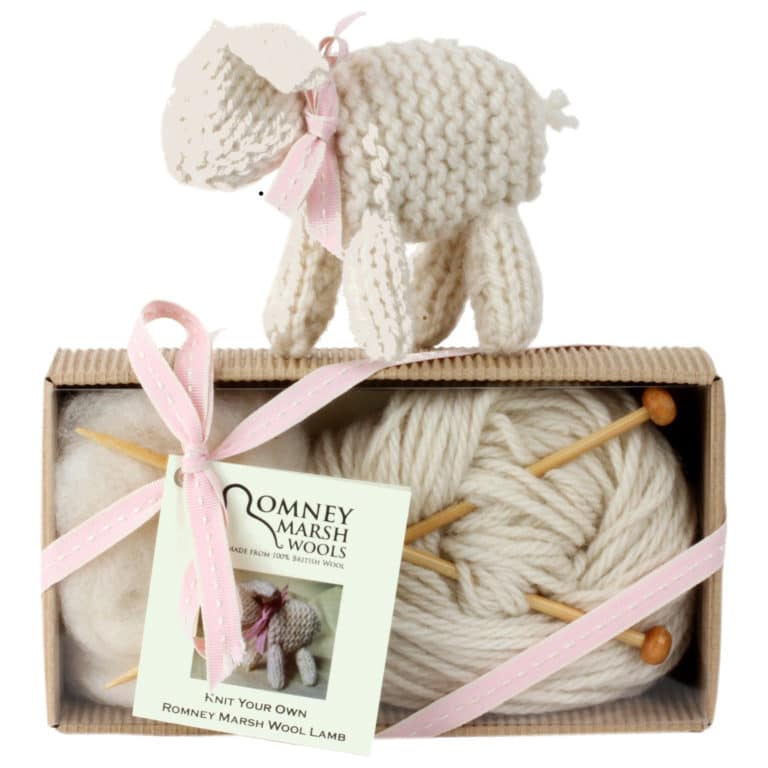 snugrugs Little Lamb Knit Kit for Beginners