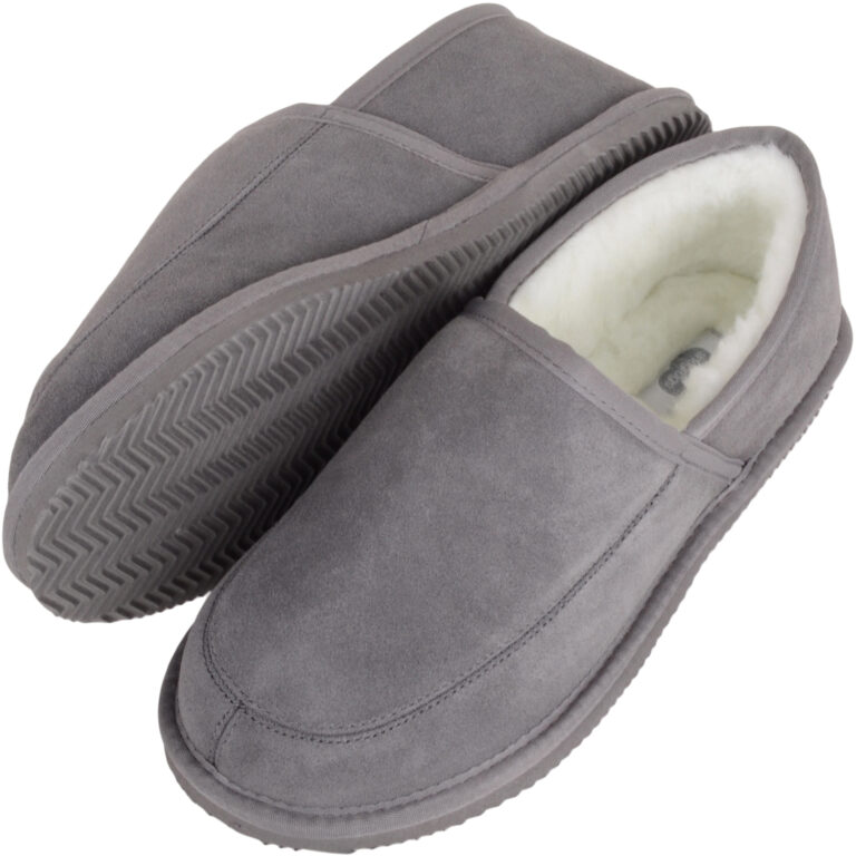 Snugrugs Men’s Wool Slipper – Suede – Charlie