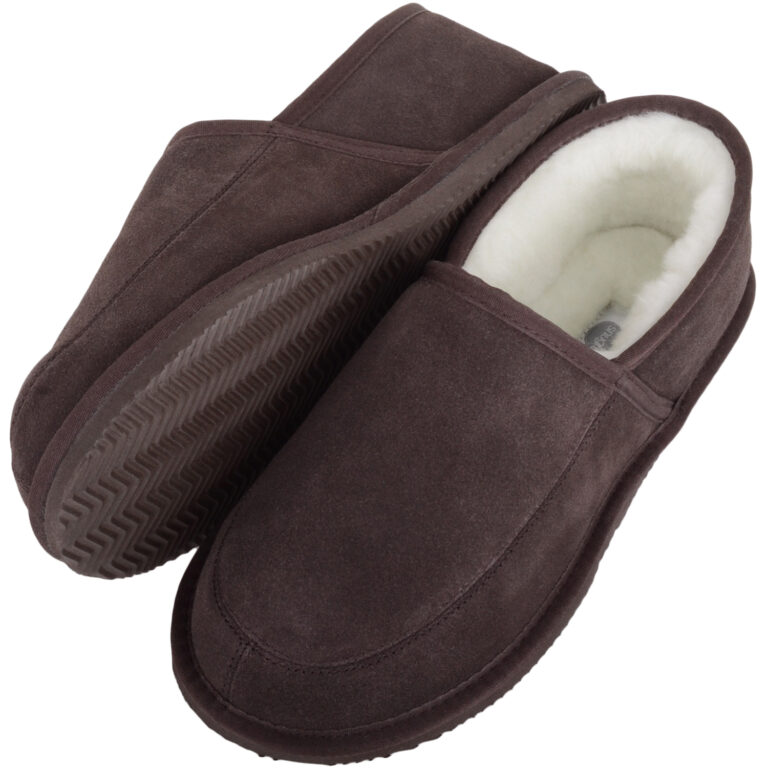 Snugrugs Men’s Wool Slipper – Suede – Charlie