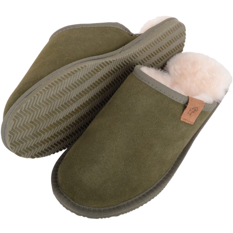 Snugrugs Mens Sheepskin Open Back Mule – Ellis