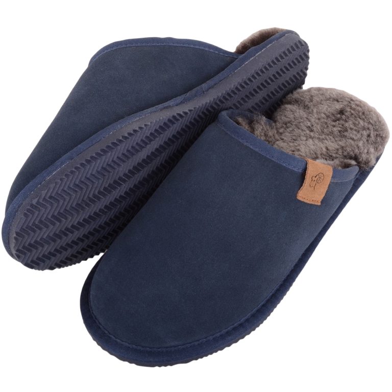 Snugrugs Mens Sheepskin Open Back Mule – Ellis