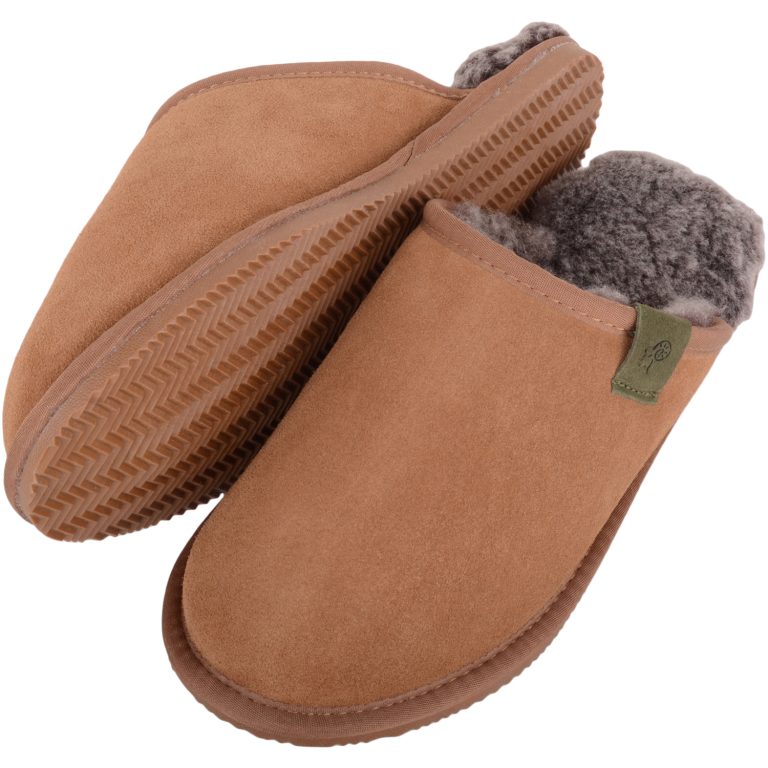 Snugrugs Mens Sheepskin Open Back Mule – Ellis