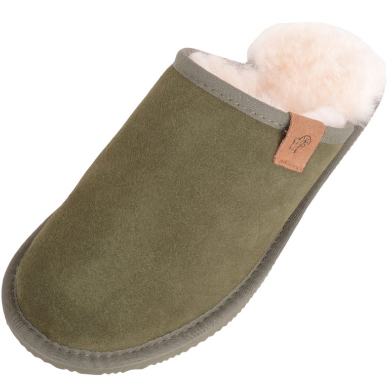 snugrugs Mens Sheepskin Open Back Mule – Ellis