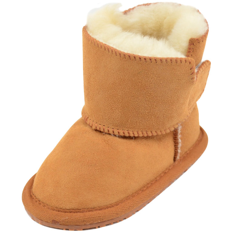snugrugs Toddler Sheepskin Booties – Ripper Tab