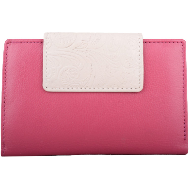 Snugrugs Soft Leather Bi-Fold Purse Floral Design – Christine