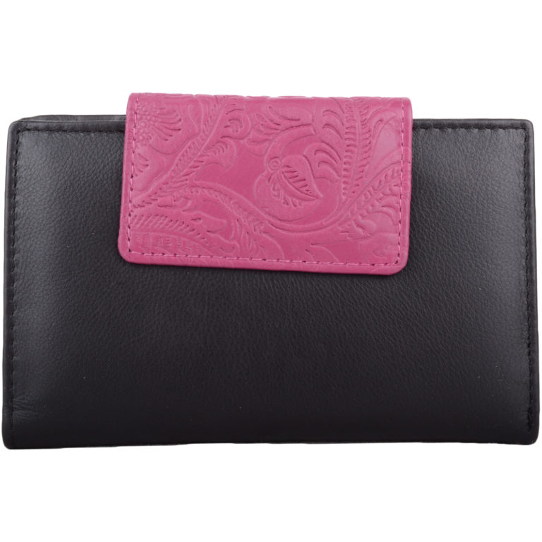 snugrugs Soft Leather Bi-Fold Purse Floral Design – Christine