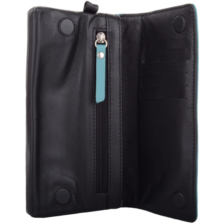 Snugrugs Soft Leather Multi-Colour RFID Clutch Purse – Nina