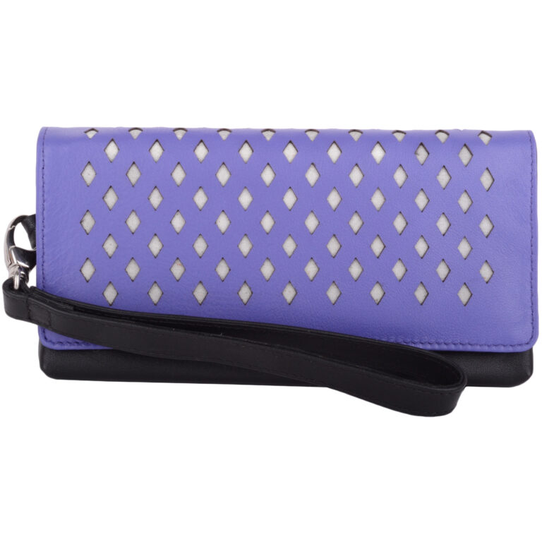 Snugrugs Soft Leather Multi-Colour RFID Clutch Purse – Nina