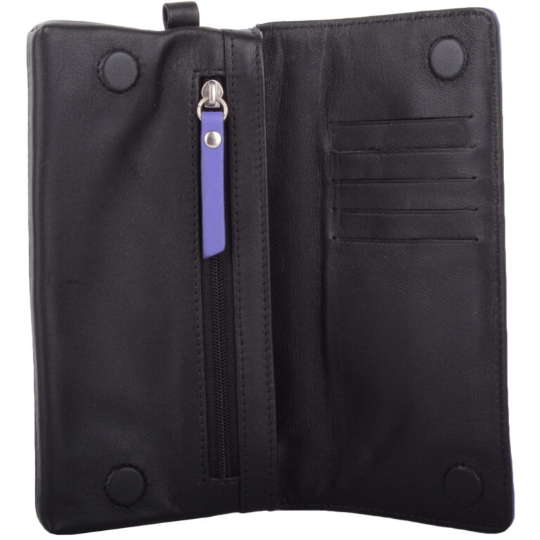 Snugrugs Soft Leather Multi-Colour RFID Clutch Purse – Nina