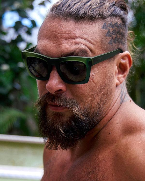 So Ill Jason Momoa Crasher 49 - British Racing Green Sunglasses