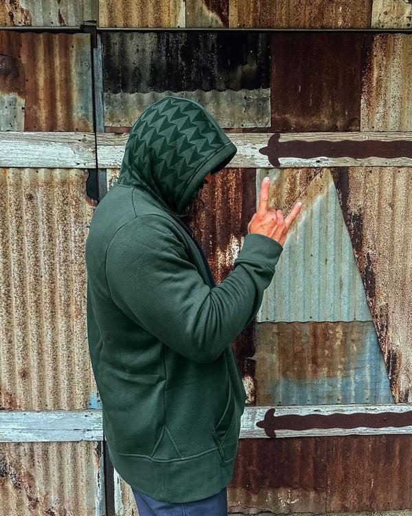 So Ill Nakoa Pullover Hoodie - On The Roam • British Racing Green "Lovey Green"