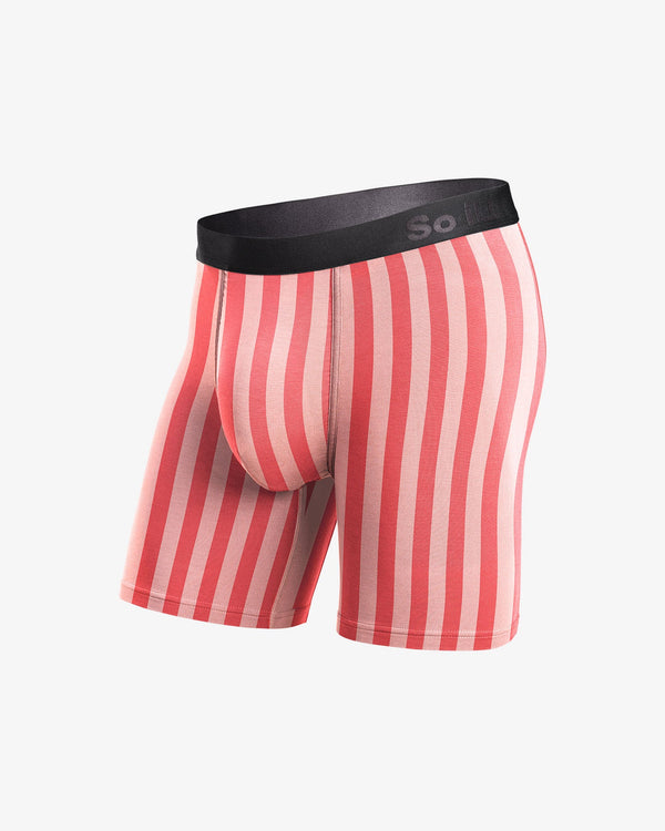 So Ill Boxer Briefs • Pink / Red Stripe