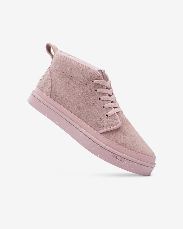 So Ill Faux Fur Chukka • Dirty Pink