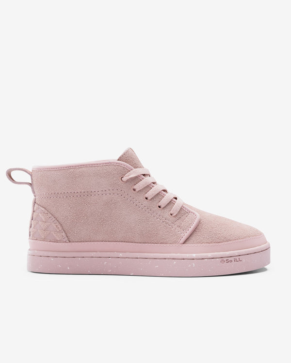 So Ill Faux Fur Chukka • Dirty Pink
