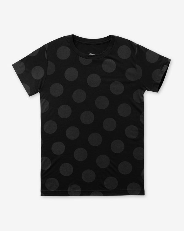 so ill Polka Dot Tee - Black Wolf