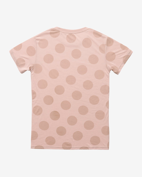 So Ill Polka Dot Tee - Dirty Pink
