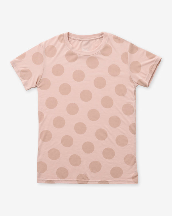 so ill Polka Dot Tee - Dirty Pink