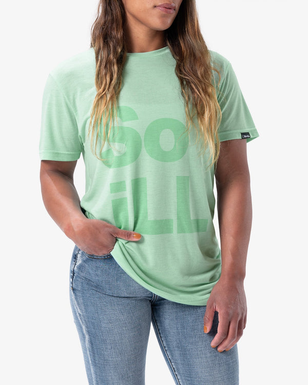 So Ill Seafoam So ILL Stacked Logo Tee