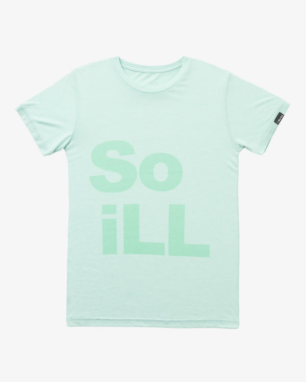 so ill Seafoam So iLL Stacked Logo Tee