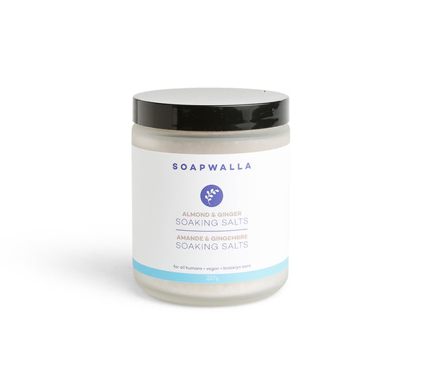soapwalla Almond & Ginger Soaking Salts