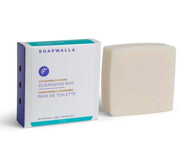 Soapwalla Cardamom & Ginger Cleansing Bar