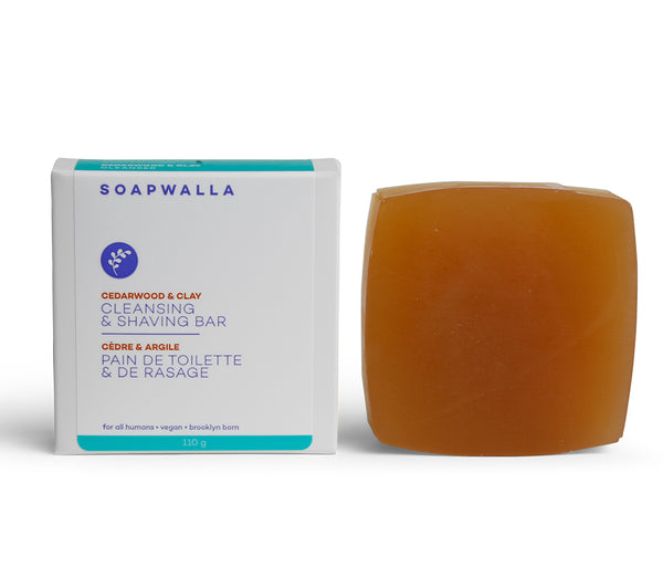 Soapwalla Cedarwood & Clay Cleansing Bar