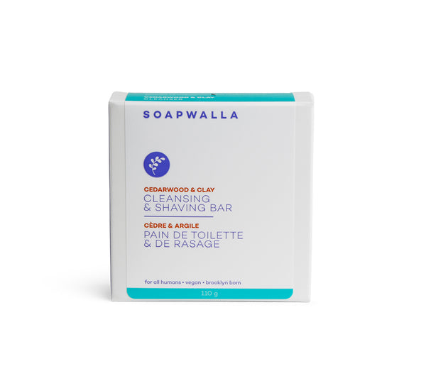 soapwalla Cedarwood & Clay Cleansing Bar
