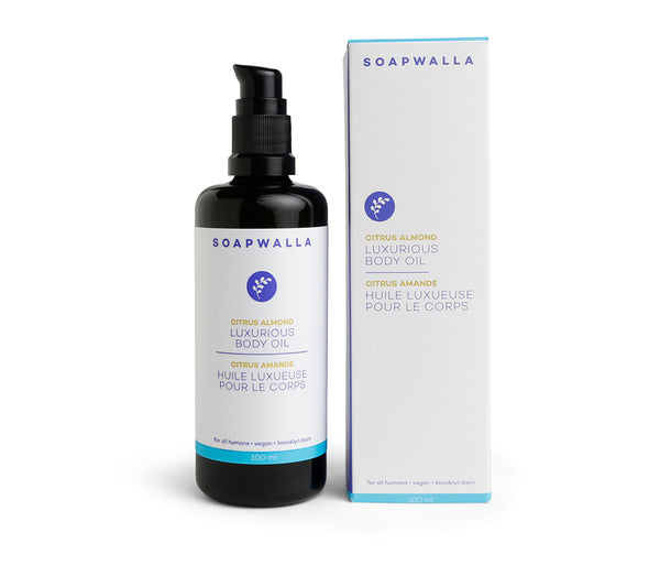 soapwalla Citrus Almond Luxurious Body Oil