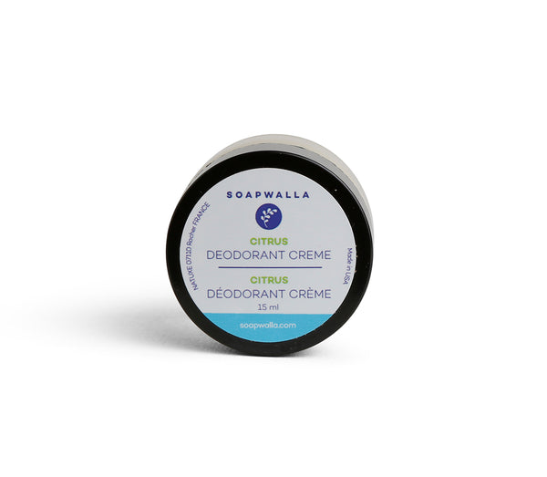 soapwalla Citrus Deodorant Cream (Travel)