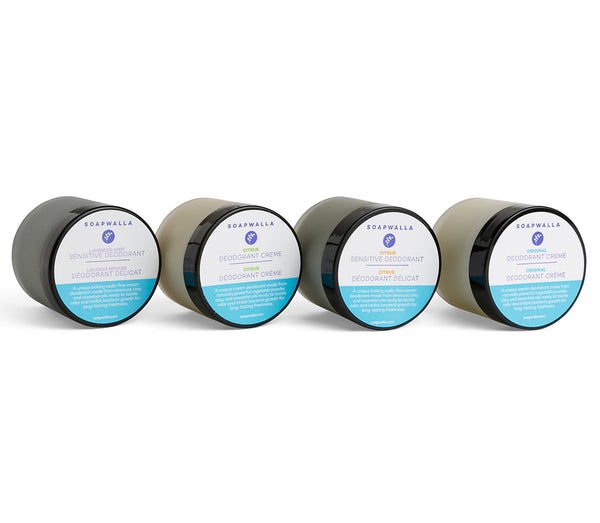 Soapwalla Deodorant Cream Quartet