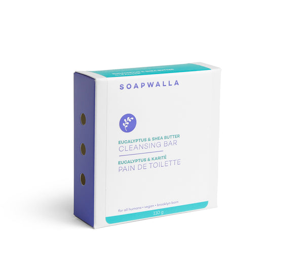 Soapwalla Eucalyptus & Shea Butter Cleansing Bar