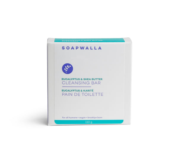 soapwalla Eucalyptus & Shea Butter Cleansing Bar