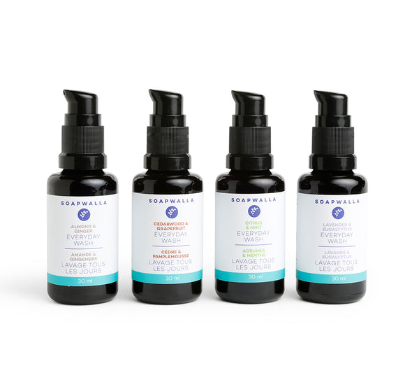 soapwalla Everyday Wash Quartet (Travel)