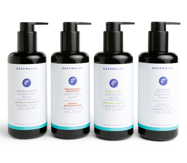 soapwalla Everyday Wash Quartet