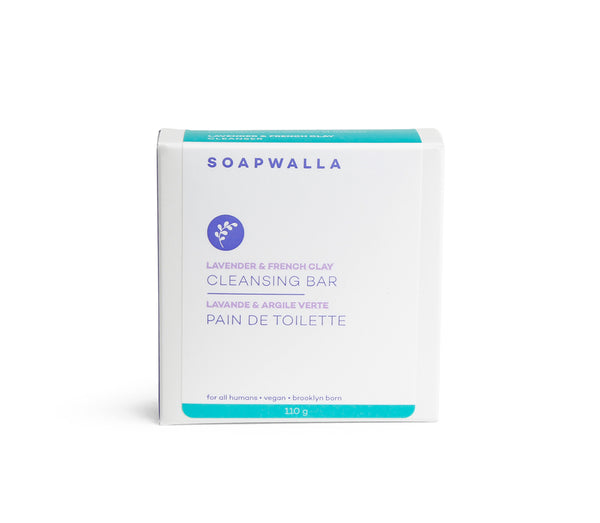 soapwalla Lavender & French Clay Cleansing Bar