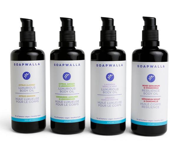 soapwalla Luxurious Body Oil Quartet