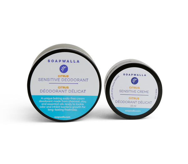 Soapwalla Sensitive Deodorant Cream - Citrus