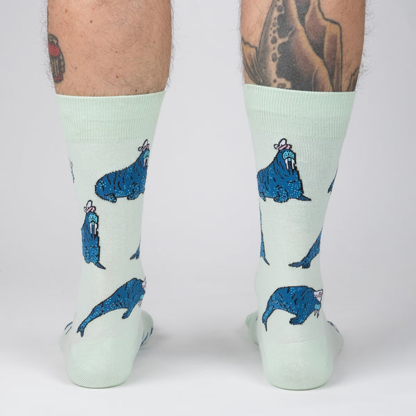 Sock It To Me And I Will Walrus Love You Men's Crew Socks