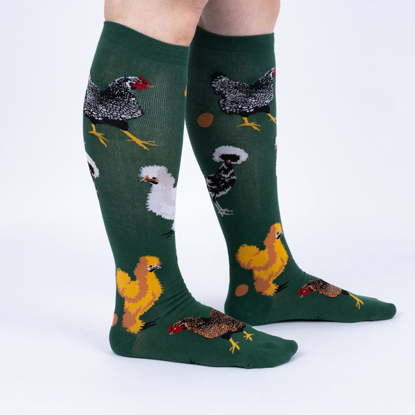 sock it to me Are You Chicken Me Out? Knee High Socks