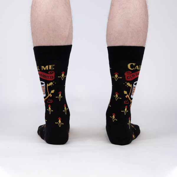 Sock It To Me Call Me Old Fashioned Men's Crew Socks