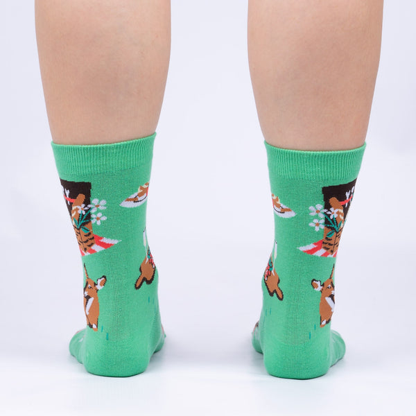 Sock It To Me Everyday Is A Picnic With You Crew Socks