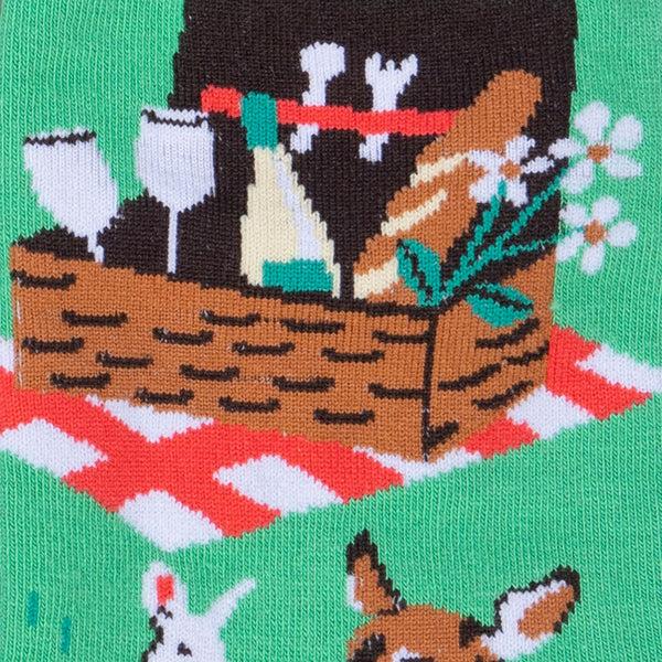 Sock It To Me Everyday Is A Picnic With You Crew Socks
