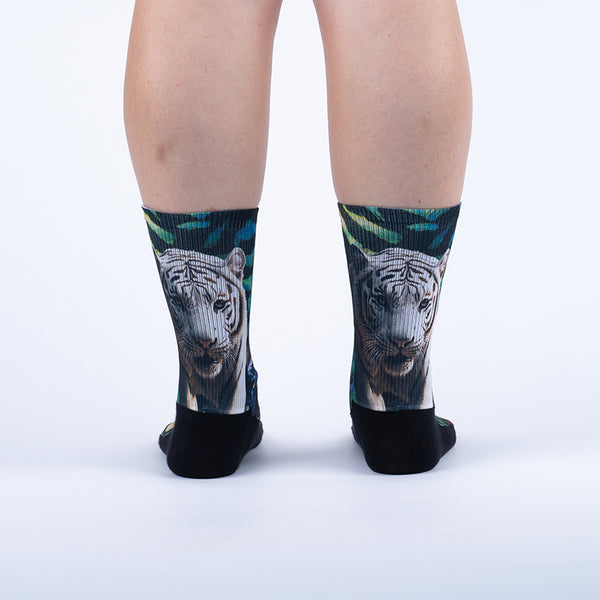 Sock It To Me Eye Of The Tiger Performance Crew Socks
