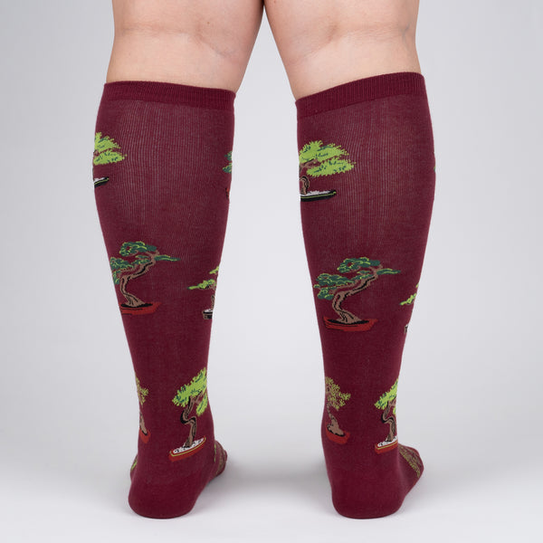 Sock It To Me Good Things Come In Trees Knee High Socks