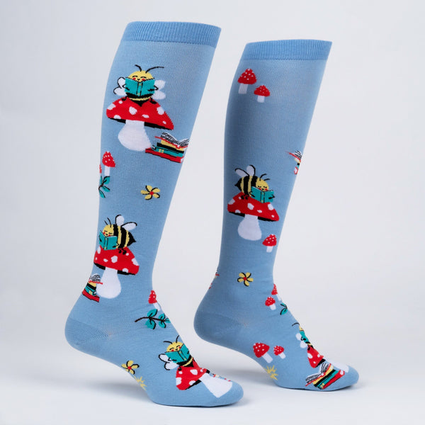 Sock It To Me I’d Rather Bee Reading Knee High Socks