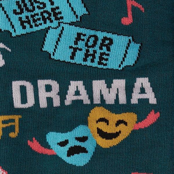 Sock It To Me Just Here For The Drama Stretch-It Knee High Socks