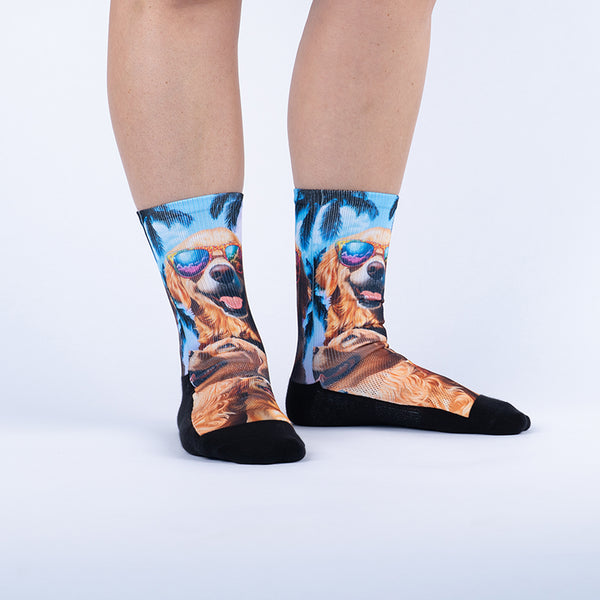 Sock It To Me Life Is Golden Performance Crew Socks