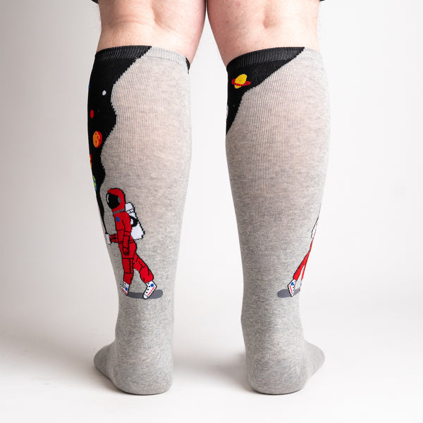Sock It To Me Moon Walk In The Morning Stretch-It Knee High Socks
